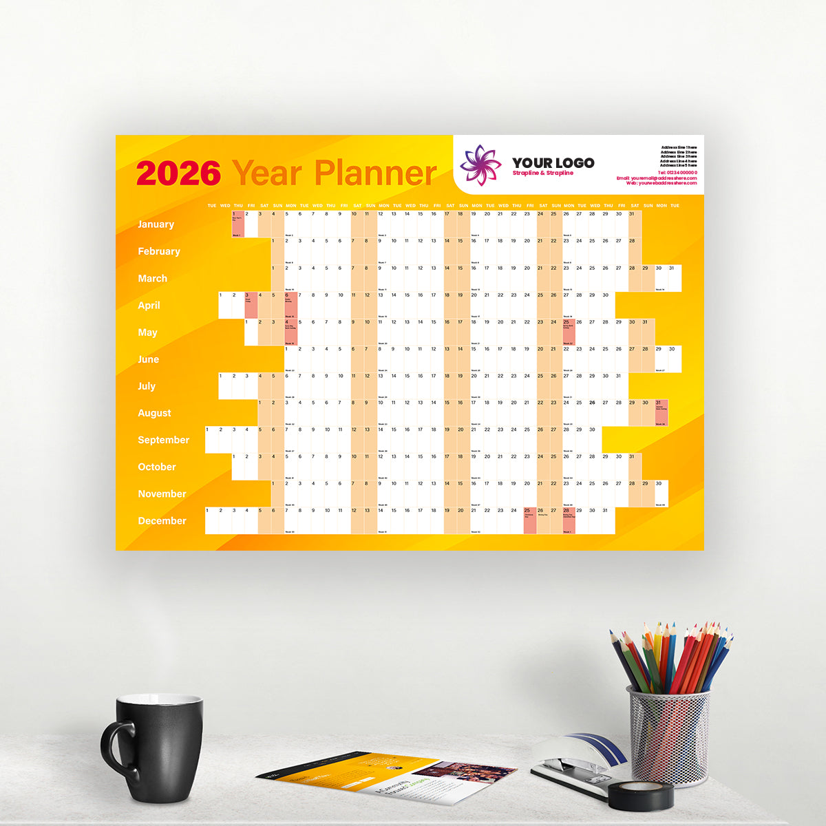 Sunrays Year Planner