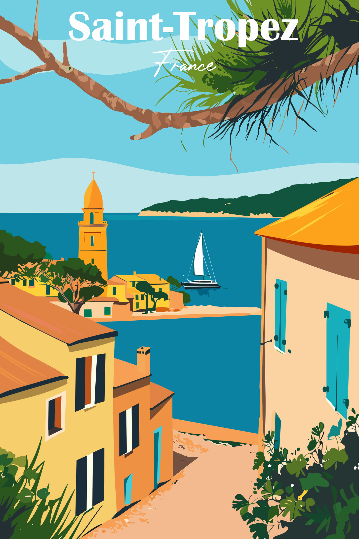 Retro Vacations Desk Calendar