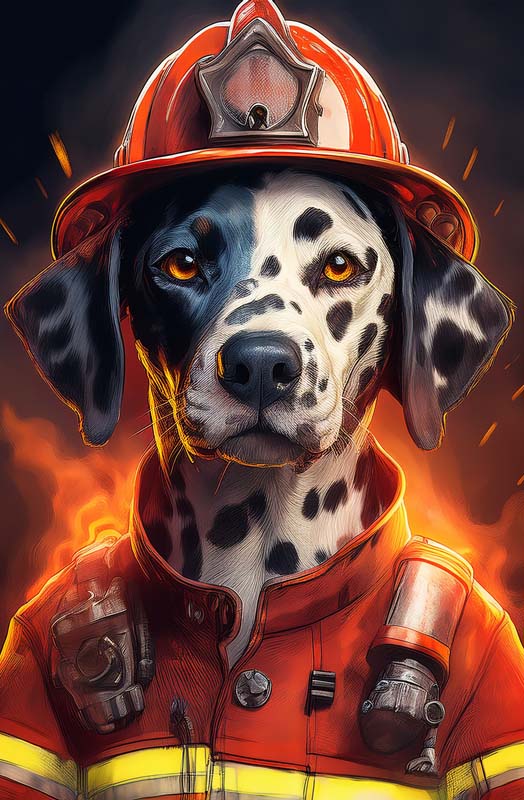 Dalmation Fireman