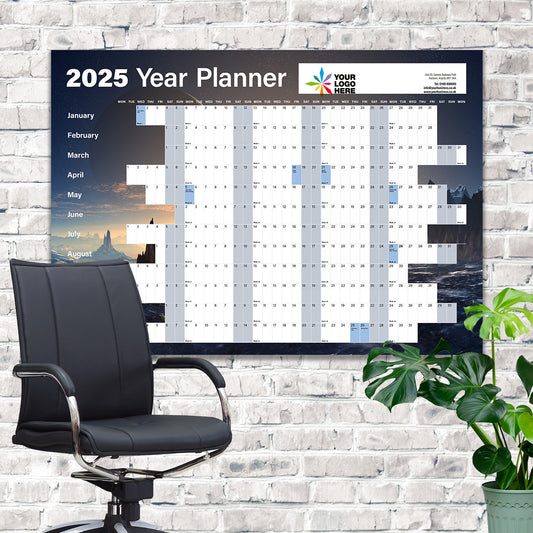 2025 New Worlds Wall Planner