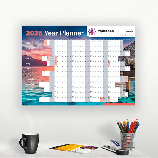 Tropical Paradises Year Planner