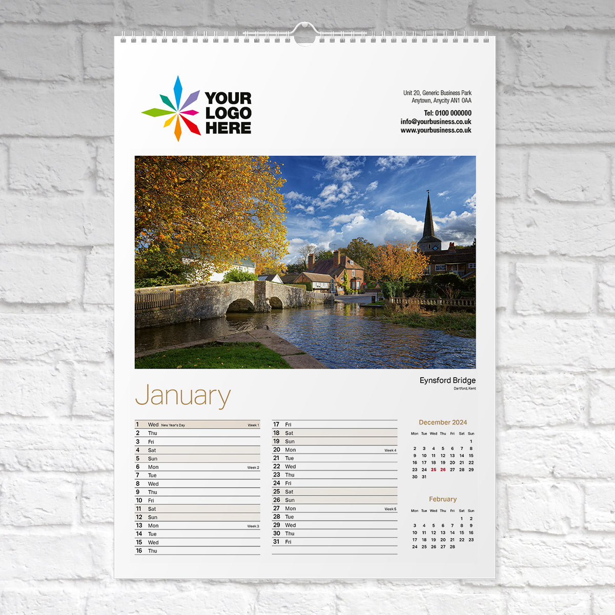 Beautiful Britain Wall Calendar