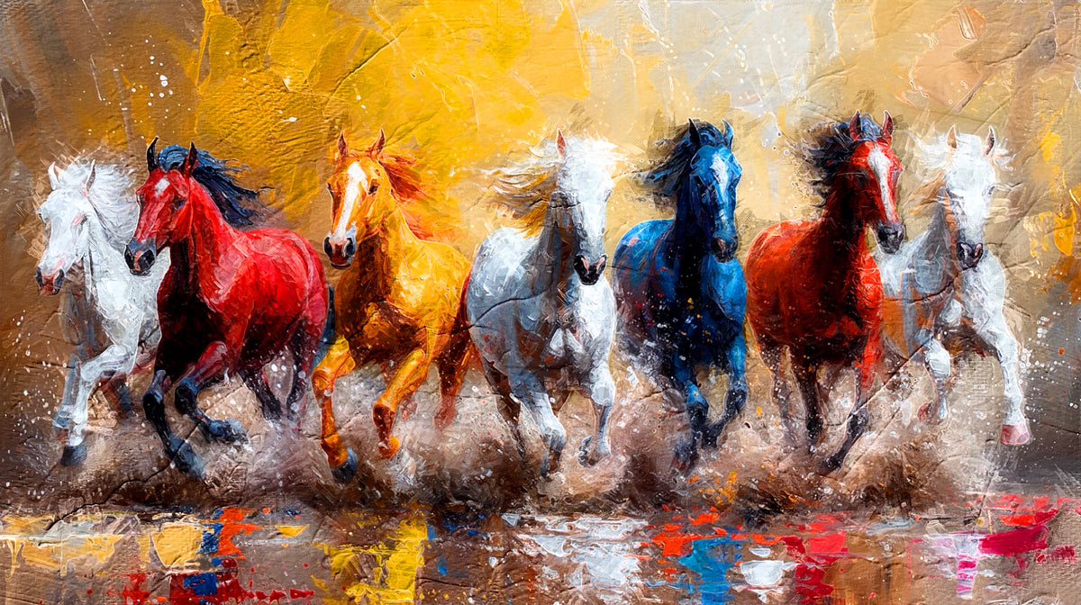Brush Strokes Desk Calendar