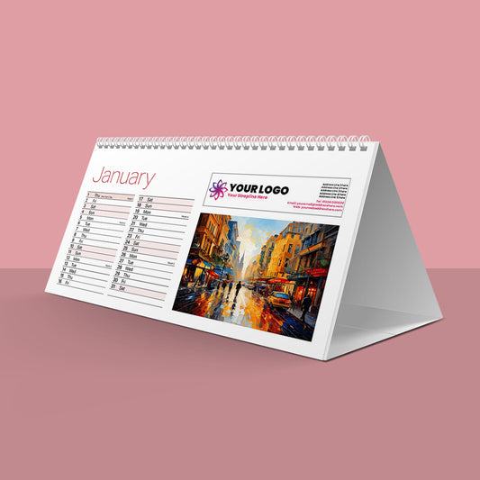 Brush Strokes Desk Calendar