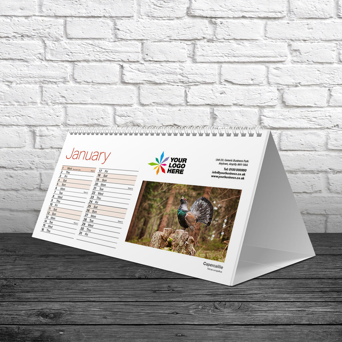 British-Wildlife-Large-Desk-Calendar