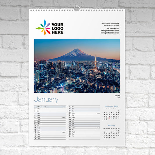 Cityscapes-Large-Wall-Calendar