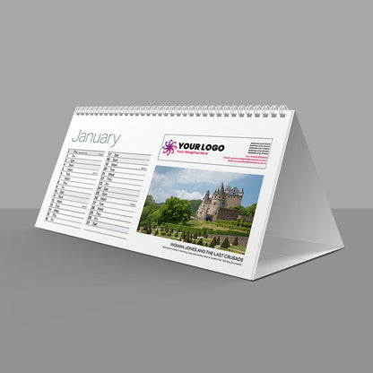 Film Locations Desk Calendar