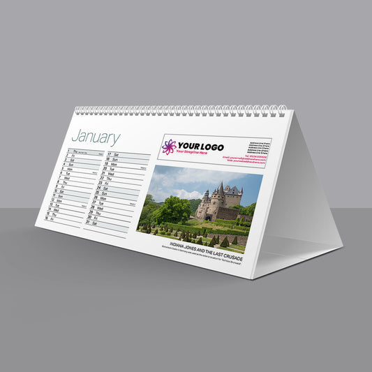Film Locations Desk Calendar