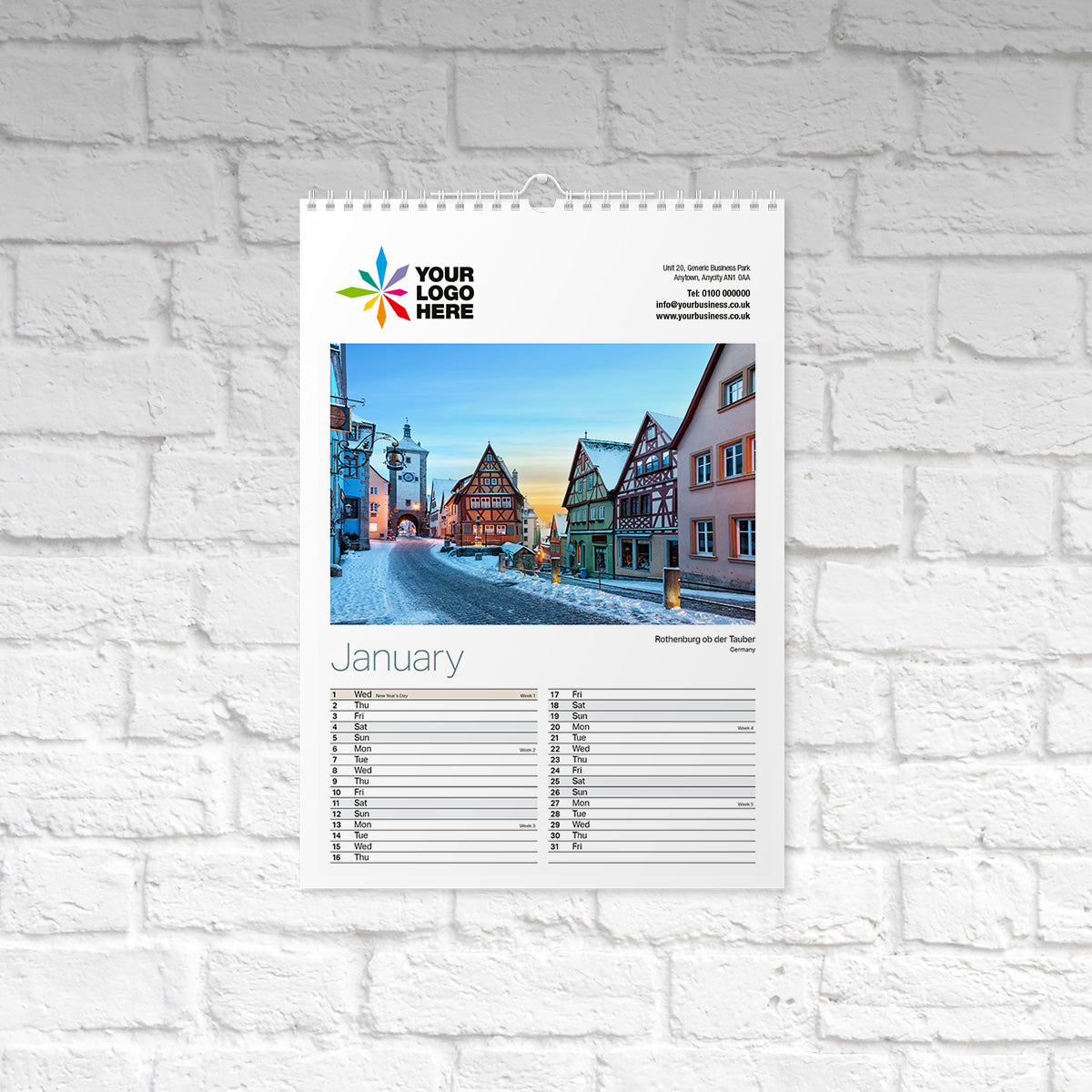 Historic-Europe-Small-Wall-Calendar