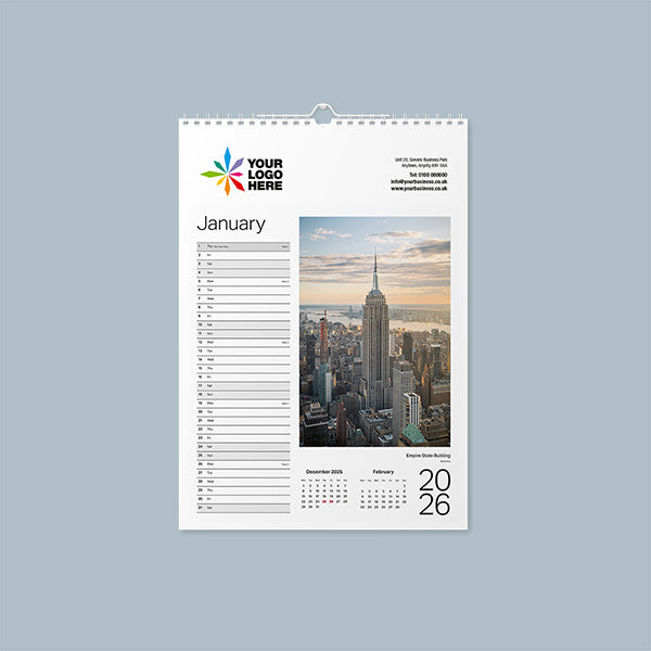 Iconic Buildings Wall Calendar