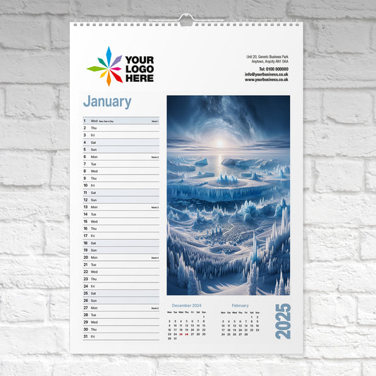 New Worlds Wall Calendar