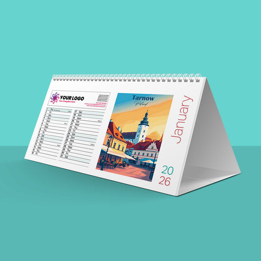 Retro Vacations Desk Calendar