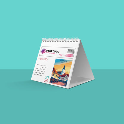Retro Vacations Desk Calendar