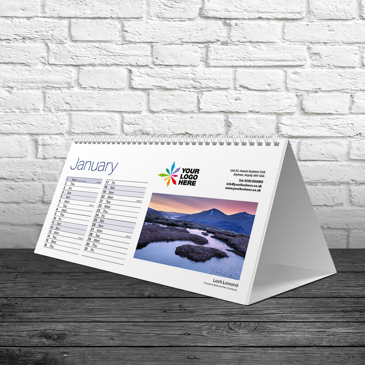 Stunning-Scotland-Large-Desk-Calendar