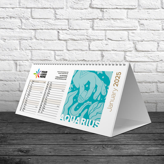 Zodiac Signs-Large-Desk-Calendar