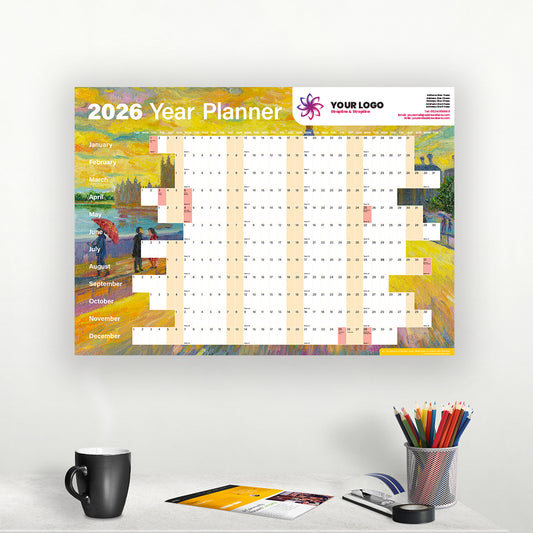 Brush Strokes Year Planner