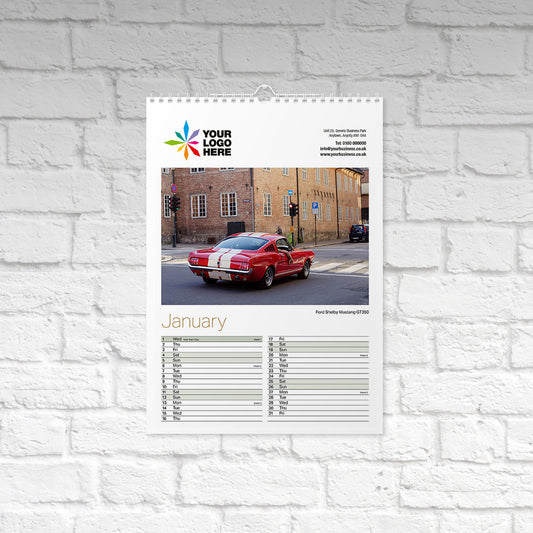 Classic Cars Wall Calendar