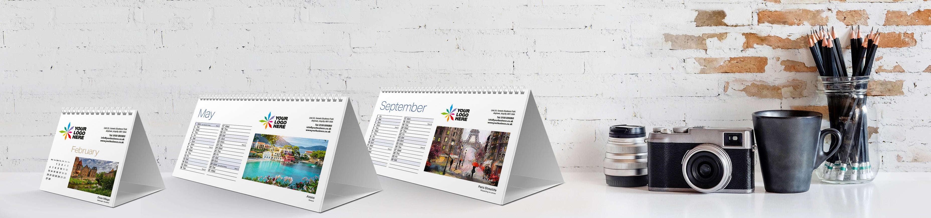 Desk calendars