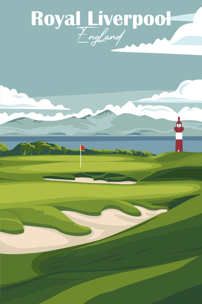 Retro Golf Desk Calendar